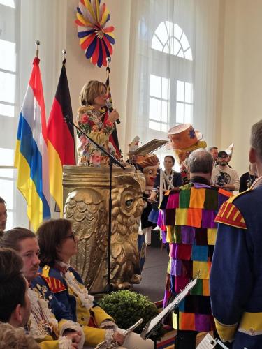 Närrischer Empfang der Ministerpräsidentin 2024